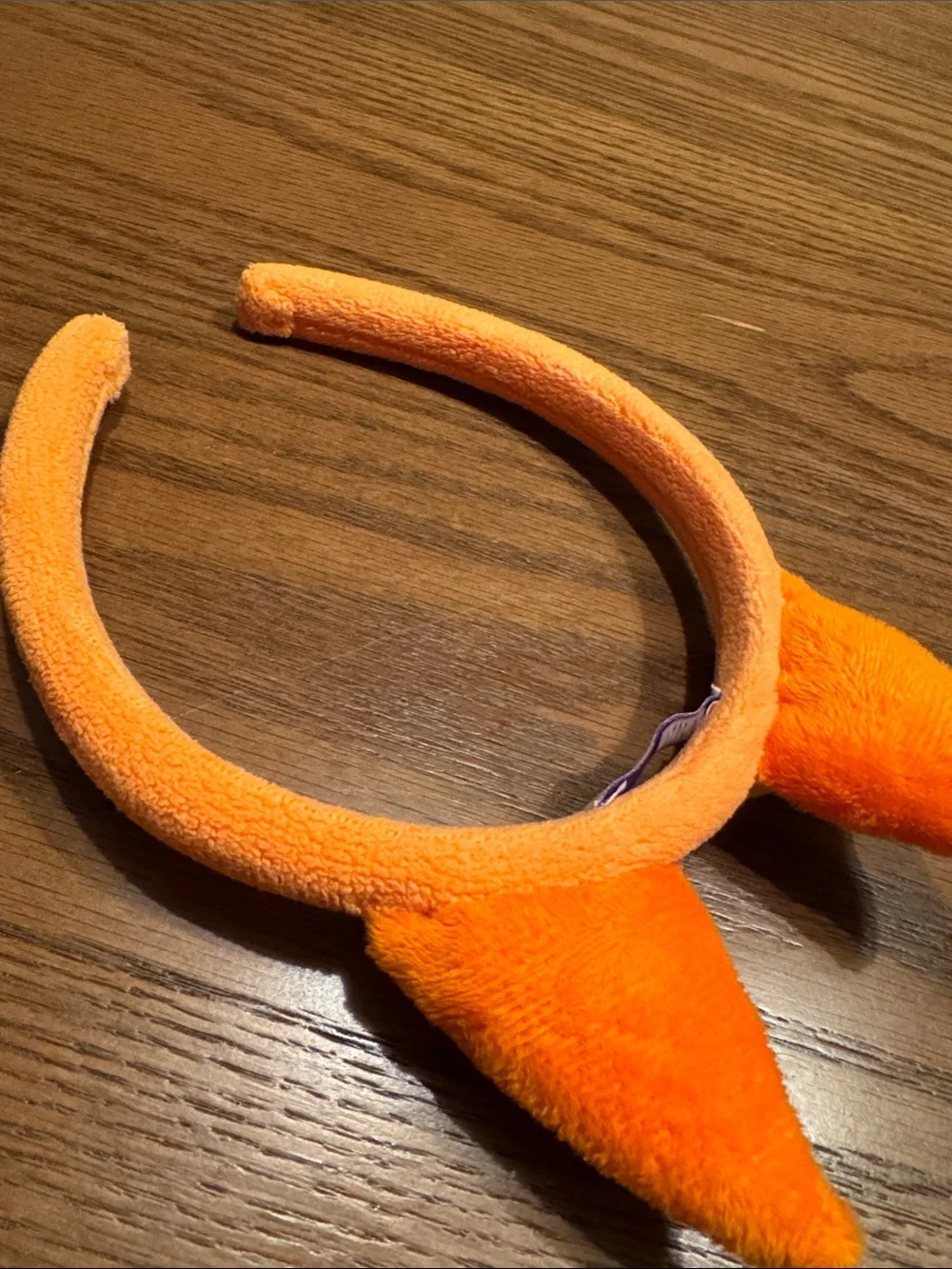Bluey show Bingo Headband Ears Orange Plush Dog Ear Headband with Cream Accents